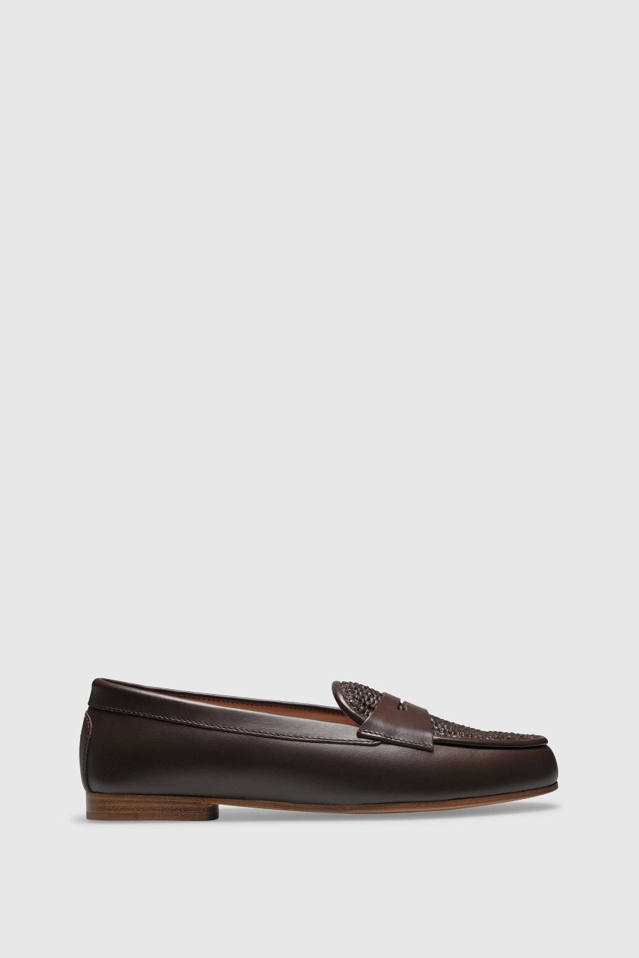 Unützer Slipper | Loafer 9301 Tabacco Vitello Bast