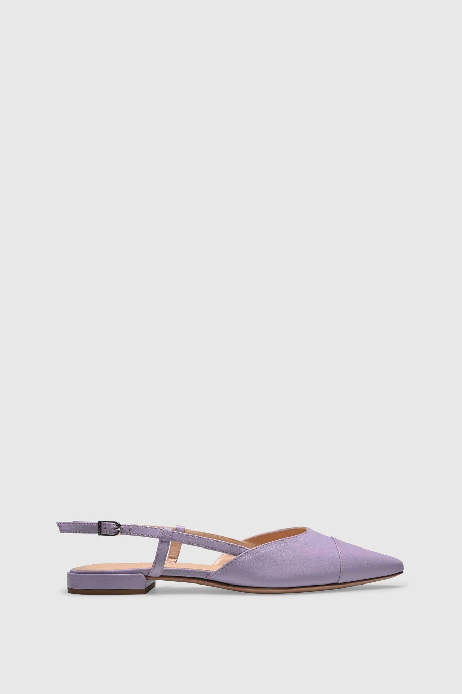 Unützer Slingpumps | Sandale 8667 Lila Bast-Velours