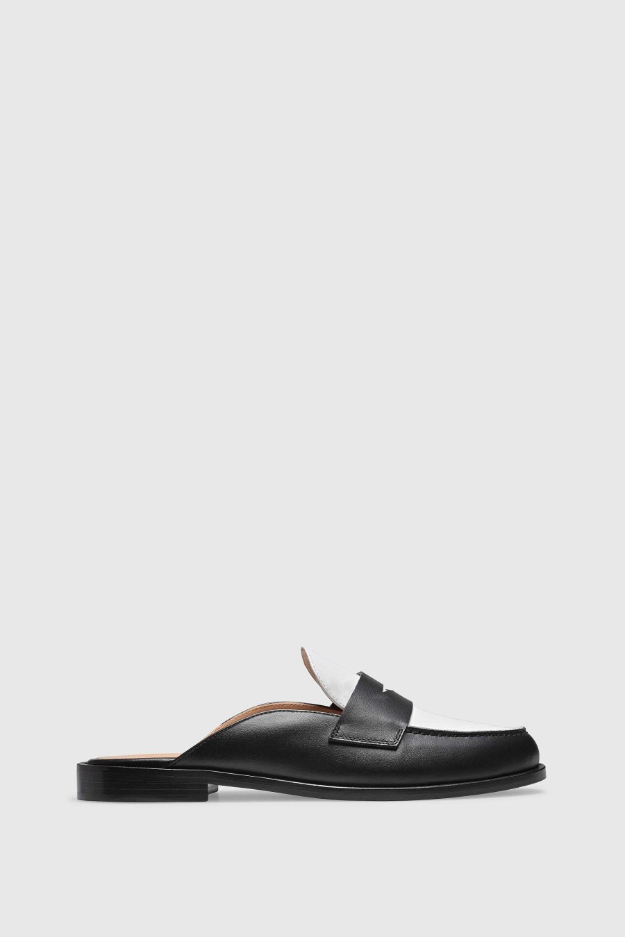 Unützer Pantoletten | Loafer Mule 9408 Kalbsleder Schwarz